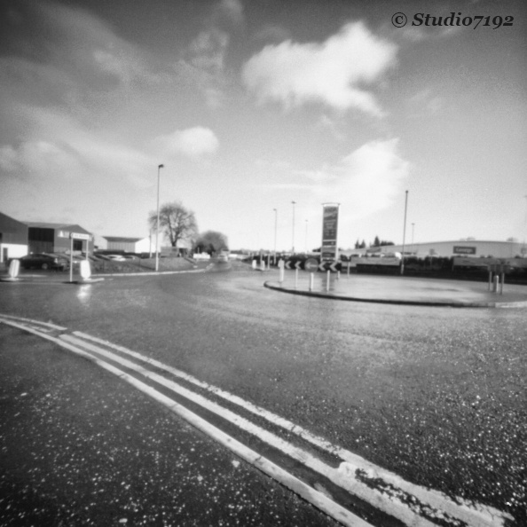Roundabout and no Traffic - Enniskillen Collection No.411