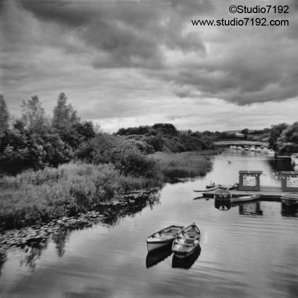 Boats on the River Erne - Enniskillen Collection No.00036